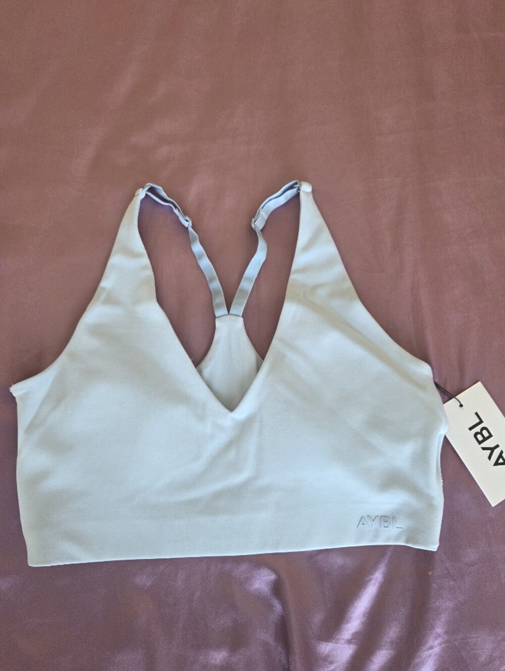 AYBL Gym Matching Set New With Tags - V Neck Sports Bra + Leggings Set Size L